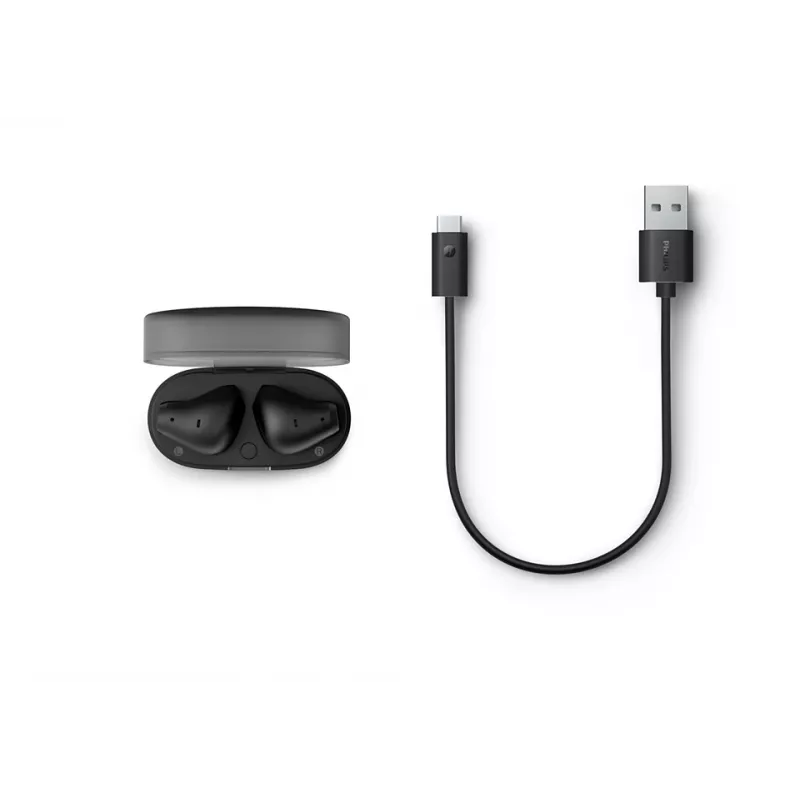 Philips TAT2139BK/00 słuchawki/zestaw słuchawkowy Bezprzewodowe dokanałowe Rozmowy/Muzyka Bluetooth Czarny