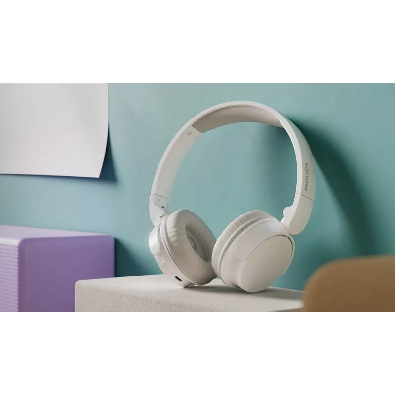Philips TAH3209WT/00 headphones/headset Wireless Head-band Calls/Music Bluetooth biały
