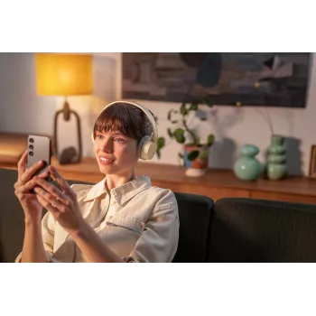 Philips TAH3209BG/00 słuchawki/zestaw słuchawkowy Bezprzewodowy Nagłowny Rozmowy/Muzyka Bluetooth Beżowy