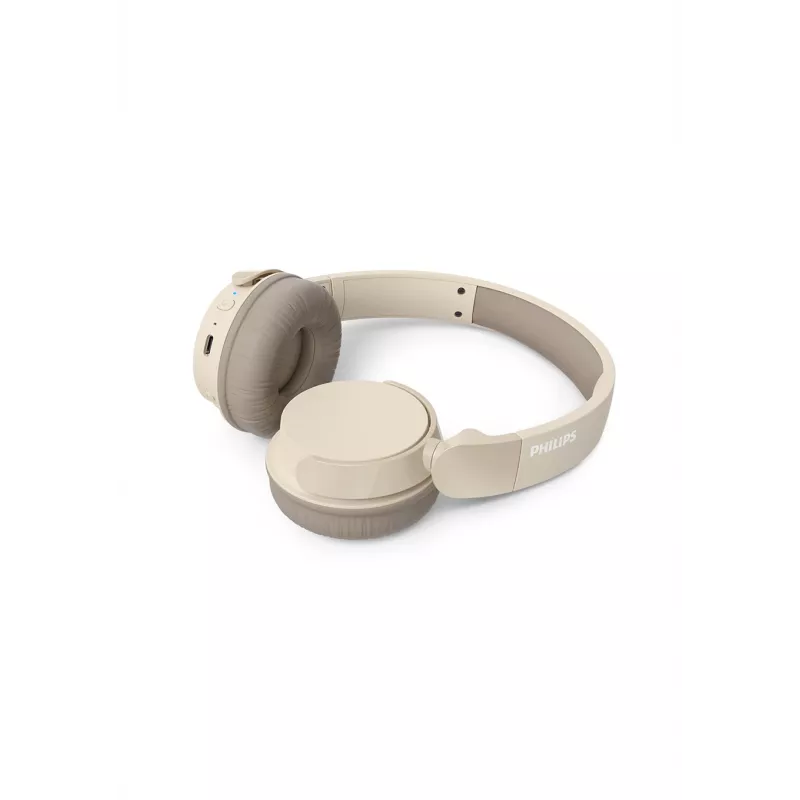 Philips TAH3209BG/00 słuchawki/zestaw słuchawkowy Bezprzewodowy Nagłowny Rozmowy/Muzyka Bluetooth Beżowy