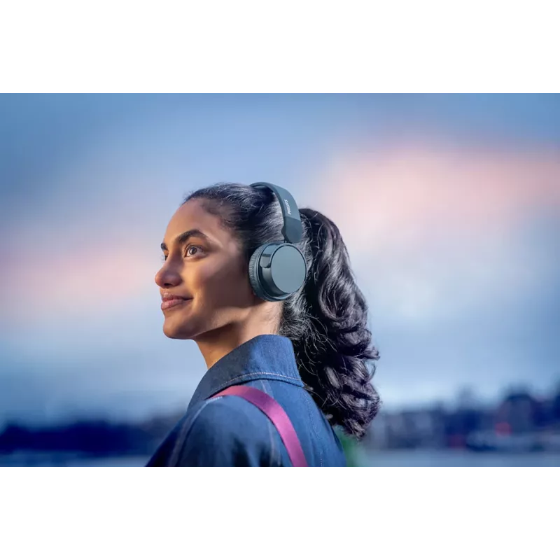 Philips 4000 series TAH4209BL/00 słuchawki/zestaw słuchawkowy Bezprzewodowe Nagłowny Rozmowy/Muzyka Bluetooth Niebieski