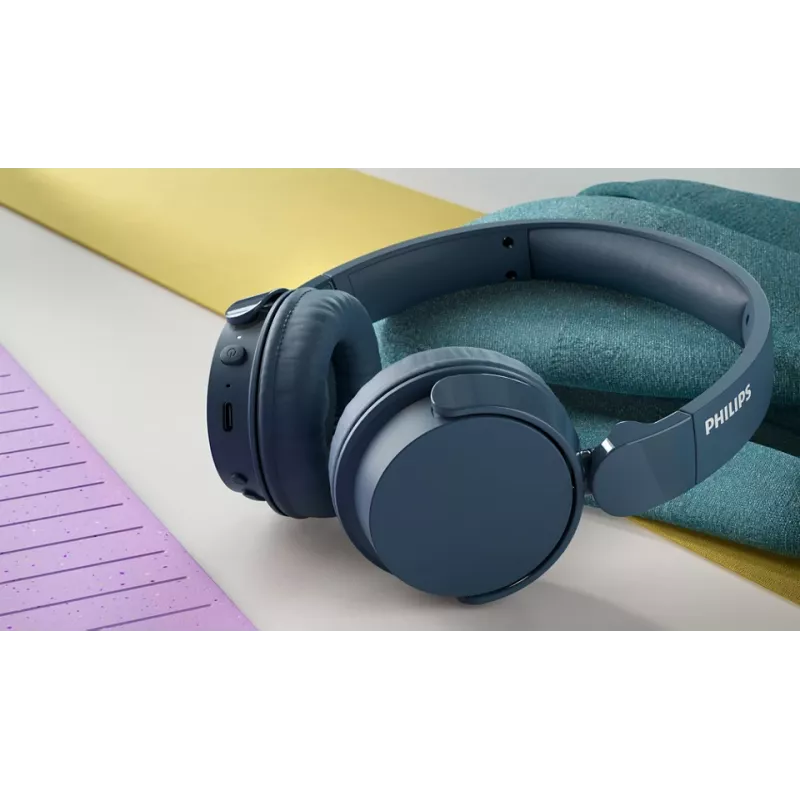 Philips 4000 series TAH4209BL/00 słuchawki/zestaw słuchawkowy Bezprzewodowe Nagłowny Rozmowy/Muzyka Bluetooth Niebieski