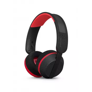 Słuchawki Philips 6000 series TAA6219BK/00 Bezprzewodowe nauszne Muzyka Bluetooth Czarny, Czerwony