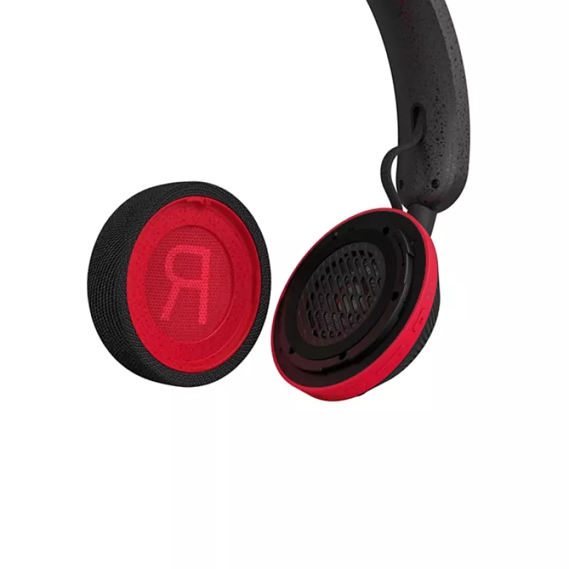 Słuchawki Philips 6000 series TAA6219BK/00 Bezprzewodowe nauszne Muzyka Bluetooth Czarny, Czerwony