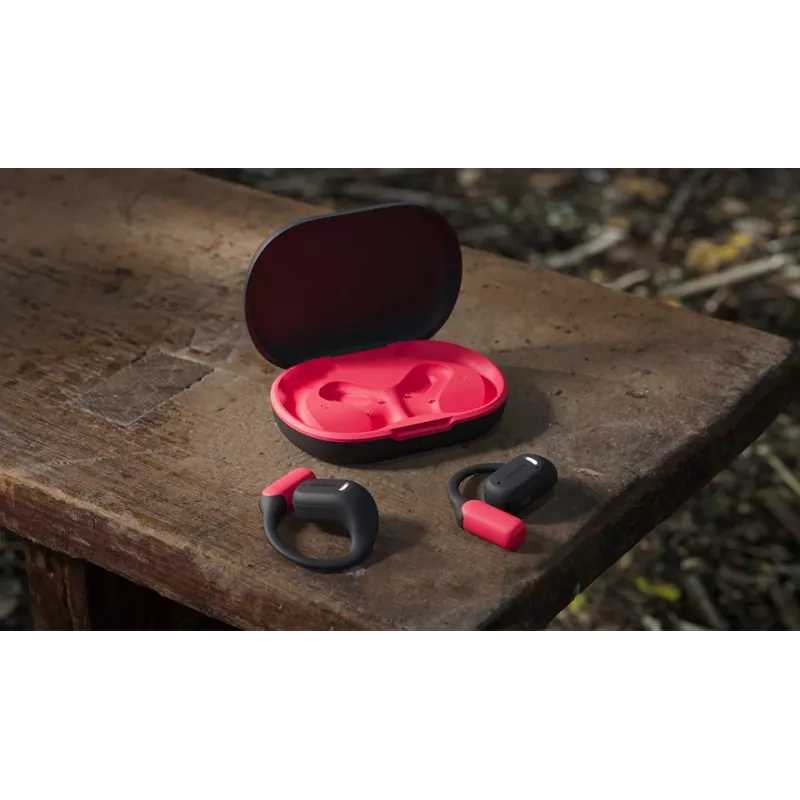 Słuchawki Philips 6000 series TAA6709BK/00 zestaw słuchawkowy True Wireless Stereo (TWS) z zaczepem na ucho Sportowe Bluetooth Czarny, Czerwony
