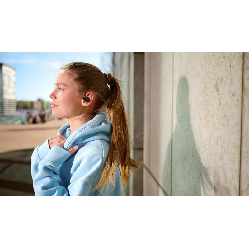 Słuchawki Philips 6000 series TAA6709BK/00 zestaw słuchawkowy True Wireless Stereo (TWS) z zaczepem na ucho Sportowe Bluetooth Czarny, Czerwony