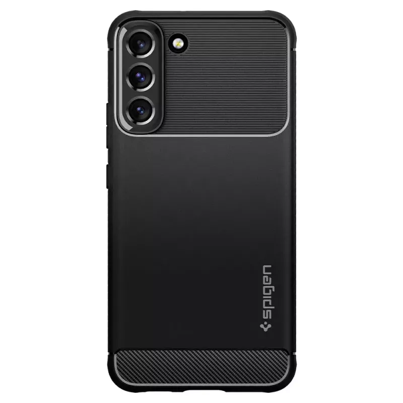 Etui Spigen Rugged Armor do telefonu komórkowego Czarny Galaxy S22 6.1 cala