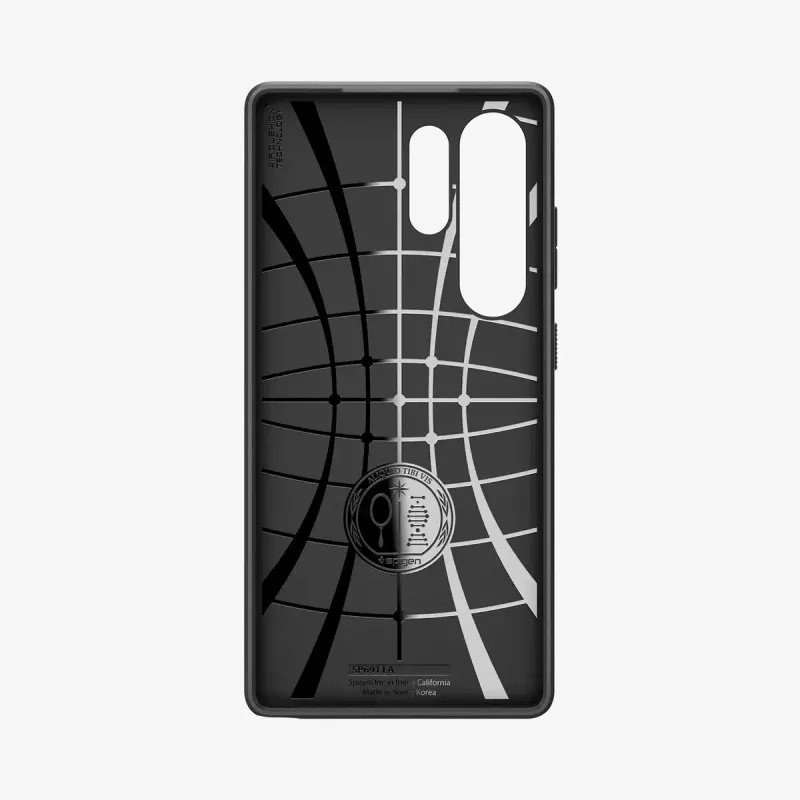 Spigen Galaxy S25 Ultra Case Liquid Air Matte Czarny Cover Samsung Galaxy S25 Ultra 6.9 inch