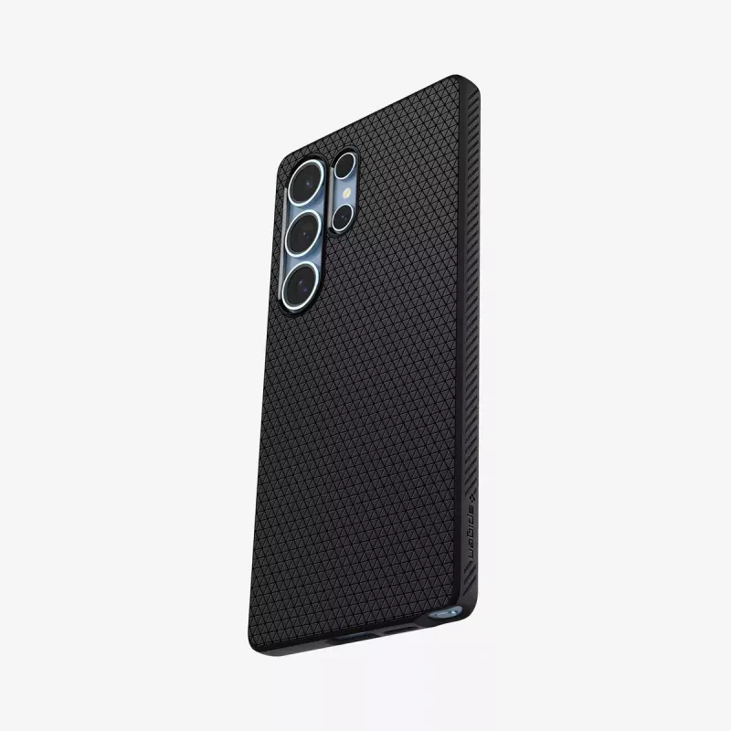 Spigen Galaxy S25 Ultra Case Liquid Air Matte Czarny Cover Samsung Galaxy S25 Ultra 6.9 inch