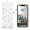 LogiLink Wi-Fi Smart Socket outlet 6-drożne CEE 7/3 4x USB