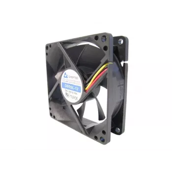 Chieftec AF-0825S system chłodzenia komputera Wentylator obudowy komputera Czarny