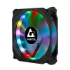 Chieftec CF-1225RGB system chłodzenia komputerowego Wentylator obudowy komputera 12 cm Czarny