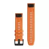 Pasek Garmin QuickFit 22 Pomarańczowy Silikon