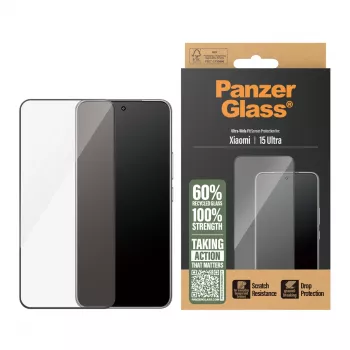 Szkło ochronne PanzerGlass Xiaomi 15 Ultra Ultra-Wide Fit odporne na zarysowania i wstrząsy