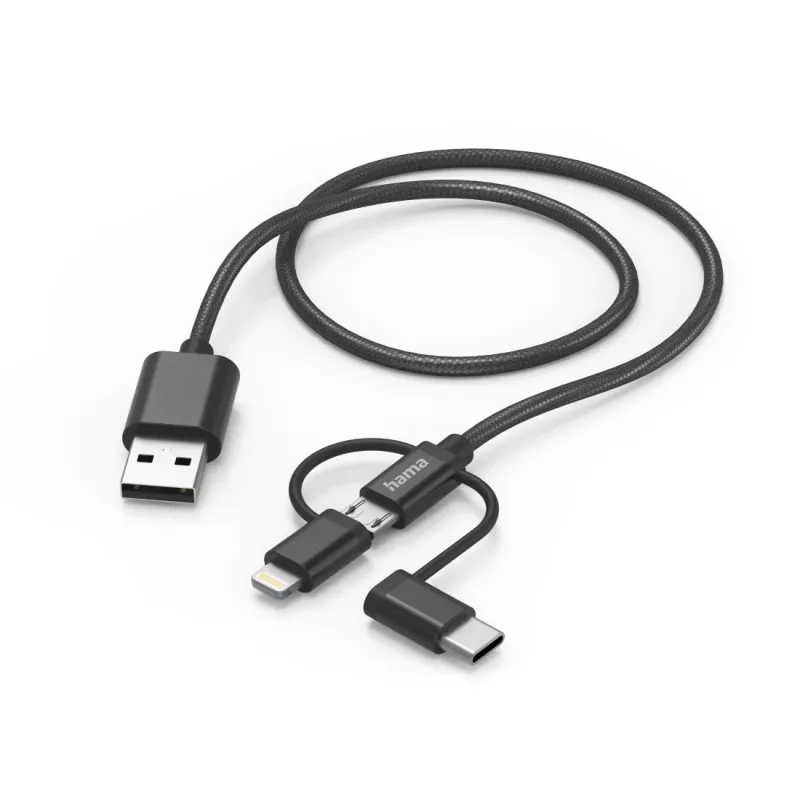 Hama 00201536 kabel USB USB 2.0 1,5 m USB A USB C Czarny