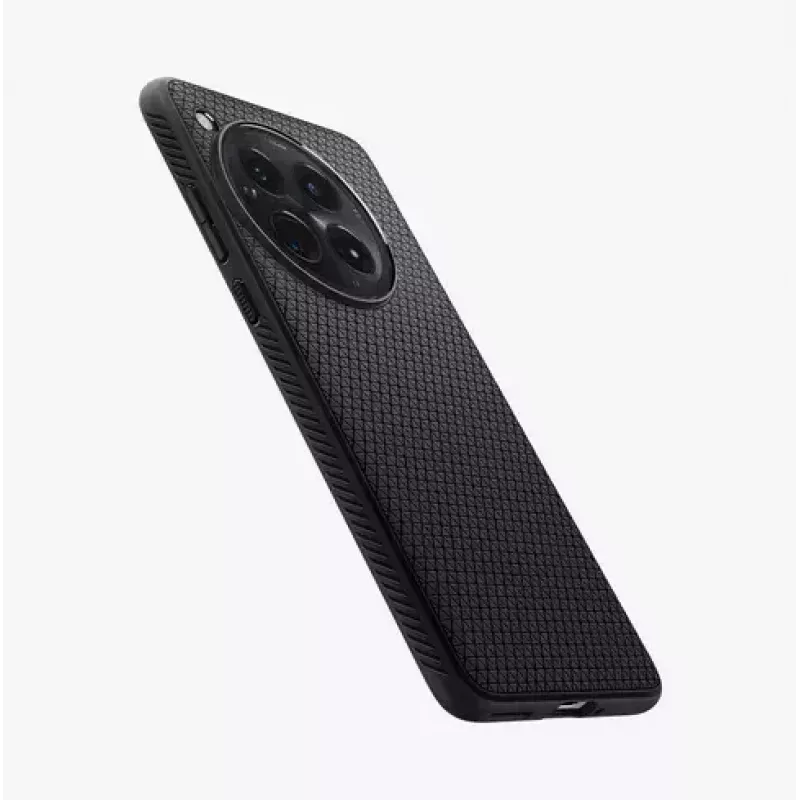 Spigen OnePlus 12 Liquid Air Matte Czarny etui na telefon komórkowy 17,3 cm