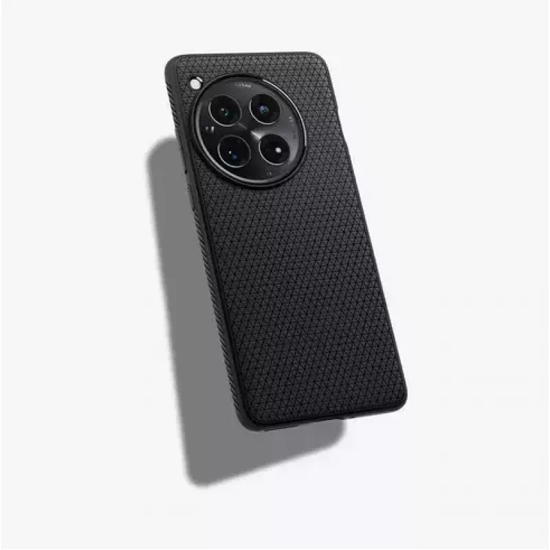 Spigen OnePlus 12 Liquid Air Matte Czarny etui na telefon komórkowy 17,3 cm
