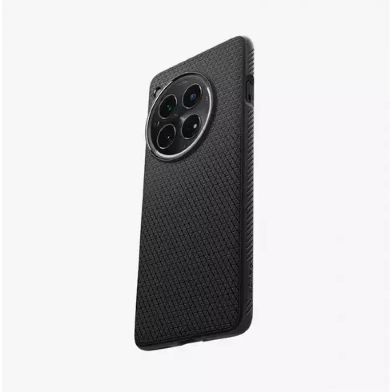 Spigen OnePlus 12 Liquid Air Matte Czarny etui na telefon komórkowy 17,3 cm