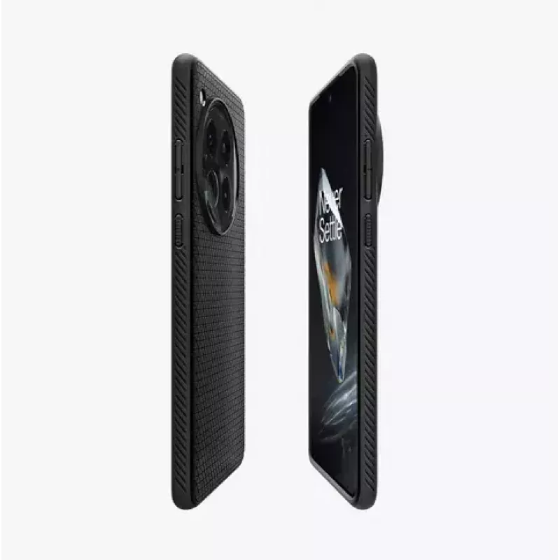 Spigen OnePlus 12 Liquid Air Matte Czarny etui na telefon komórkowy 17,3 cm