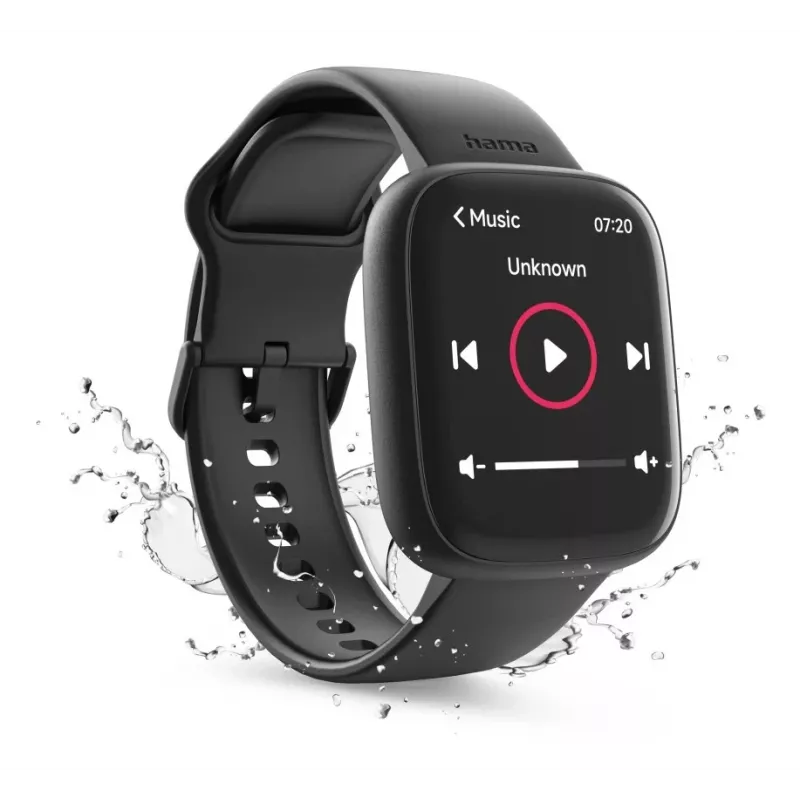 Smartwatch HAMA 4000 square Czarny — HAMA 4000 square, Czarny smartwatch