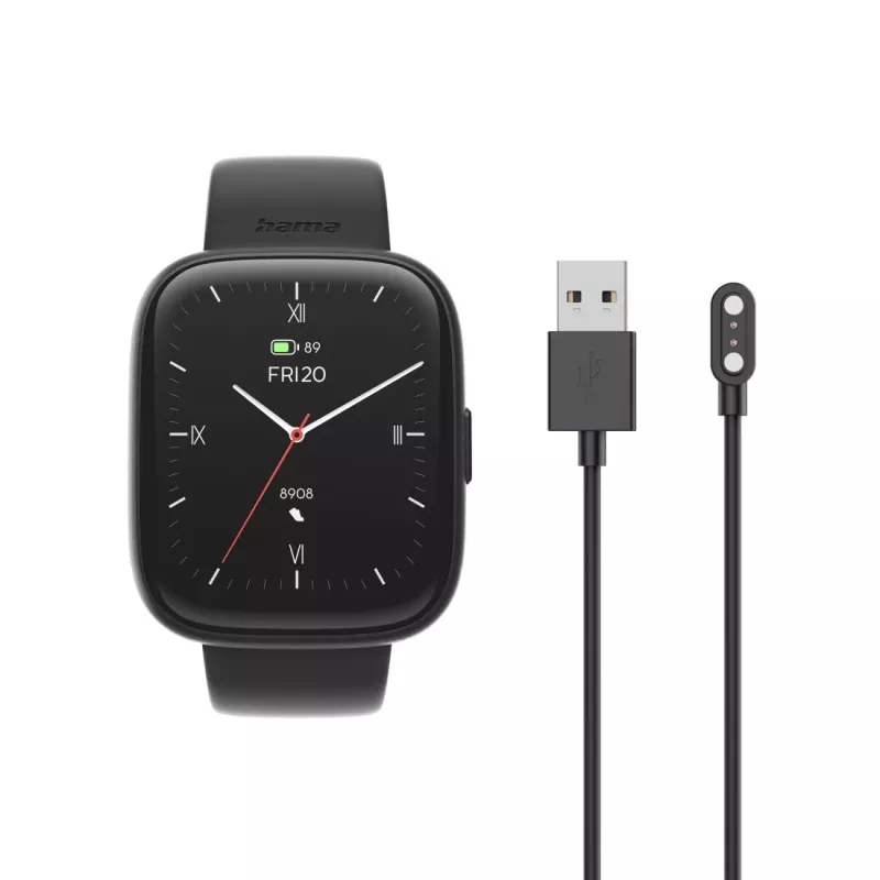 Smartwatch HAMA 4000 square Czarny — HAMA 4000 square, Czarny smartwatch