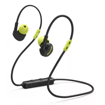 Hama Freedom Athletics III Zestaw słuchawkowy bezprzewodowy douszny sportowy Bluetooth Czarny, Żółty