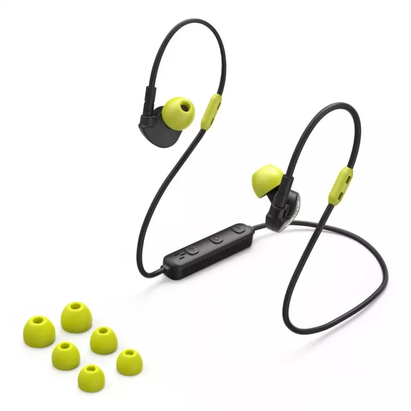 Hama Freedom Athletics III Zestaw słuchawkowy bezprzewodowy douszny sportowy Bluetooth Czarny, Żółty