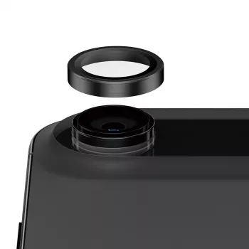 PanzerGlass Hoops Ceramic II ochrona obiektywu aparatu iPhone Air odporna na zarysowania i wstrząsy czarna