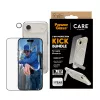 Zestaw ochronny na ekran PanzerGlass CARE 3-in-1 Feature Kick dla iPhone Air — szkło hartowane, PET, silikon, przezroczysty