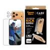Zestaw folii ochronnej i etui PanzerGlass CARE 3-in-1 Feature Kick dla iPhone 17 Pro Max — szkło hartowane, PET, silikon, przezroczysty