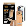 Zestaw folii ochronnej i etui PanzerGlass CARE 3-in-1 Feature Kick dla iPhone 17 Pro Max — szkło hartowane, PET, silikon, przezroczysty