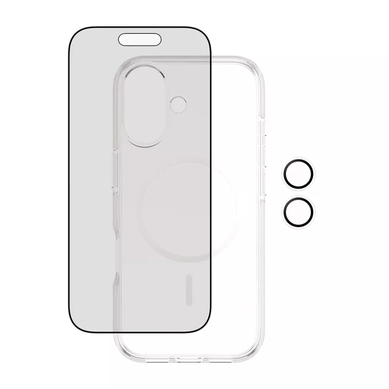 Etui ochronne PanzerGlass Case CARE do iPhone'a 17 z funkcją prywatności, funkcjonalność 3-w-1