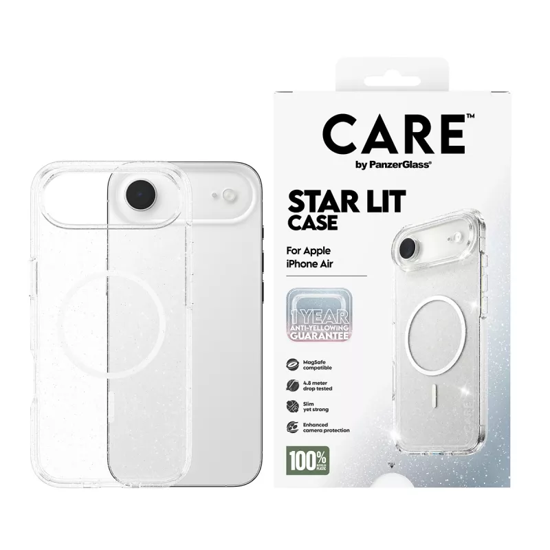 Cover PanzerGlass CARE by ® Flagship Case Urban Explorer Star Lit biały MagSafe iPhone Air