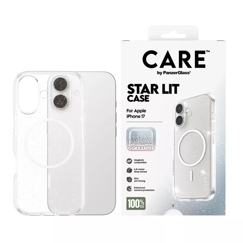 Cover PanzerGlass CARE by Flagship Case Urban Explorer Star Lit biały MagSafe iPhone 17