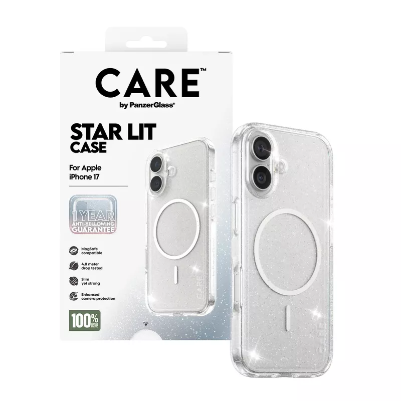 Cover PanzerGlass CARE by Flagship Case Urban Explorer Star Lit biały MagSafe iPhone 17