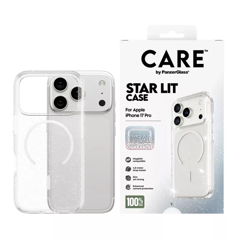 Cover PanzerGlass CARE by Flagship Case Urban Explorer Star Lit biały MagSafe iPhone 17 Pro