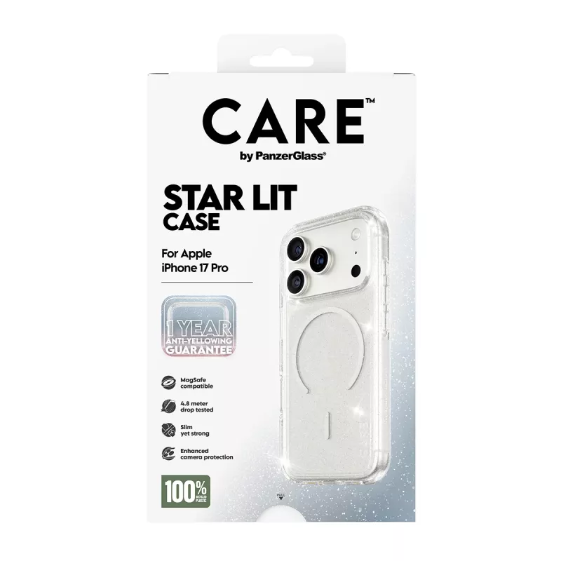 Cover PanzerGlass CARE by Flagship Case Urban Explorer Star Lit biały MagSafe iPhone 17 Pro