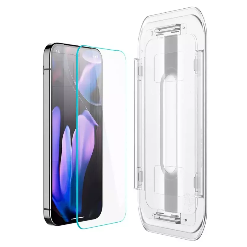 Spigen Glass Screen Protector EZ Fit GLAS.tR cienki dla Google Pixel 9 / 9 Pro