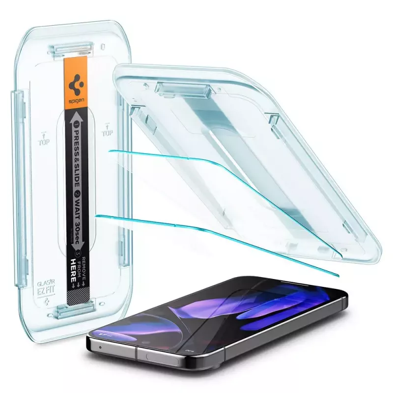 Spigen Glass Screen Protector EZ Fit GLAS.tR cienki dla Google Pixel 9 / 9 Pro