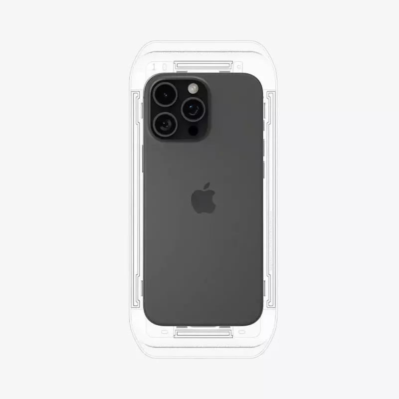 Spigen GLAS.tR EZ Fit ochraniacz na obiektyw aparatu Apple iPhone 16 Pro Max szkło hartowane 2 szt.