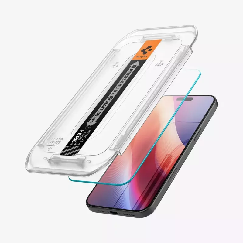 Spigen GLAS.tR EZ Fit ochraniacz na obiektyw aparatu Apple iPhone 16 Pro Max szkło hartowane 2 szt.