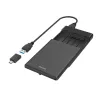 Hama 00200760 obudowa dysku HDD/SSD Czarna 2.5 cala