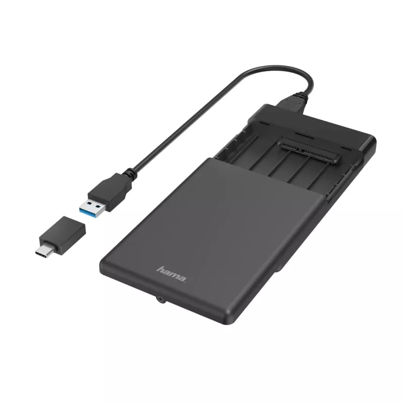 Hama 00200760 obudowa dysku HDD/SSD Czarna 2.5 cala