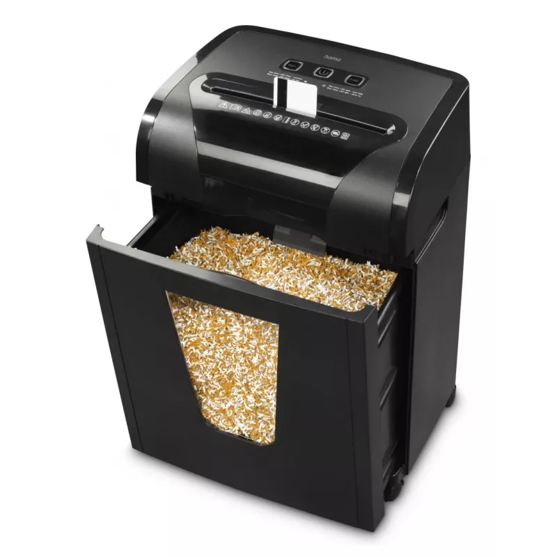 Hama Prime M100 niszczarka do papieru Mikrocięcie 62 dB 22 cm Czarny
