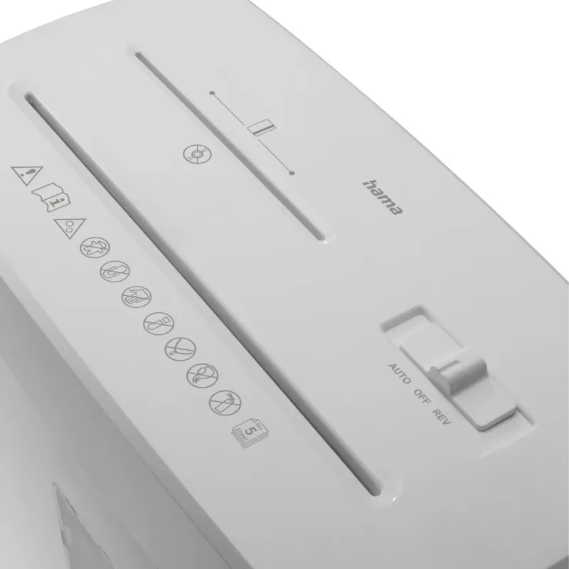 Niszczarka Hama Prime M50CD-W cięcie mikro 68 dB 22 cm Biała