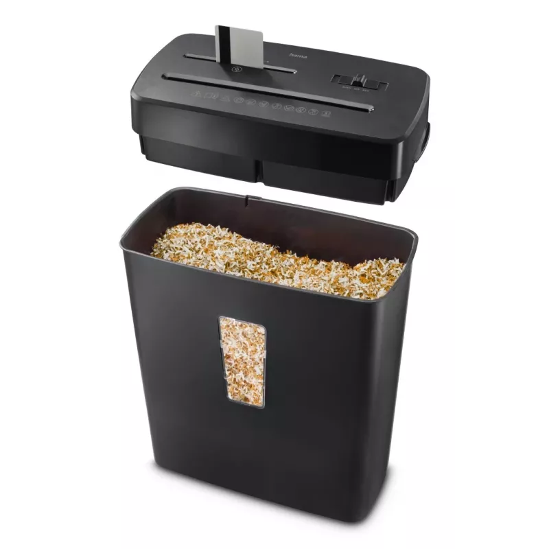 Niszczarka Hama Prime M50CD-B cięcie mikro 68 dB 22 cm Czarna