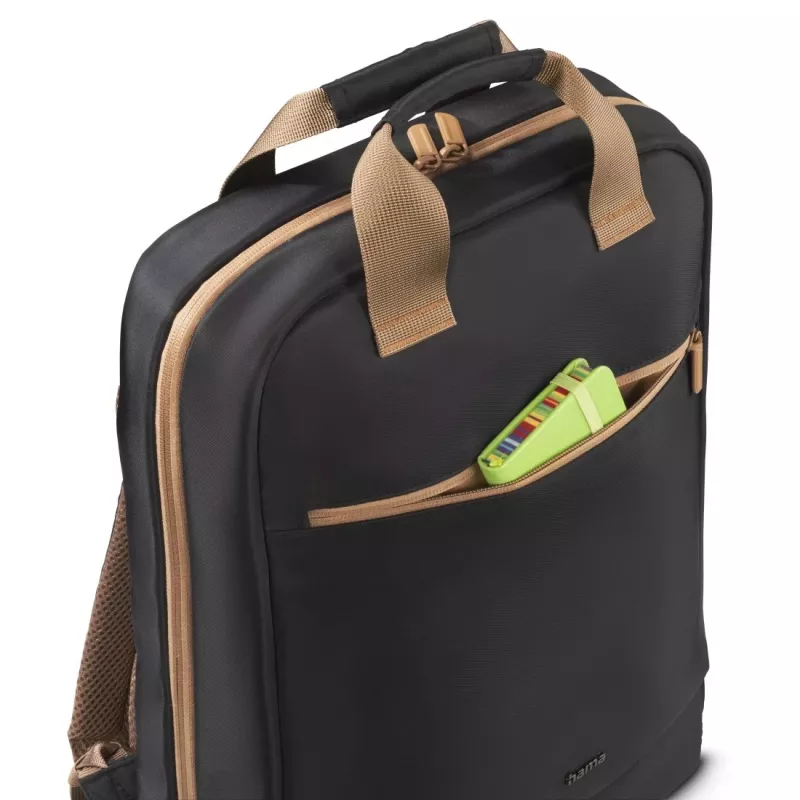Hama 00222056 plecak Rucksack Beżowy, Czarny Poliester z recyklingu