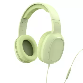 Zestaw słuchawkowy Hama Fun C przewodowy USB Type-C zielony 20-20000 Hz 1,2 m