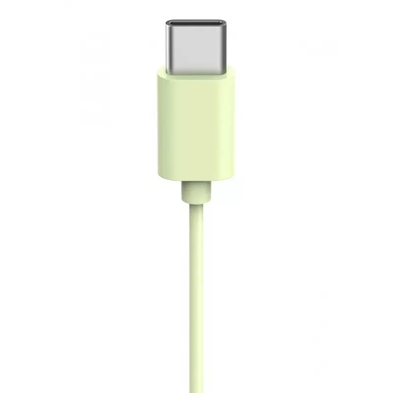 Zestaw słuchawkowy Hama Fun C przewodowy USB Type-C zielony 20-20000 Hz 1,2 m