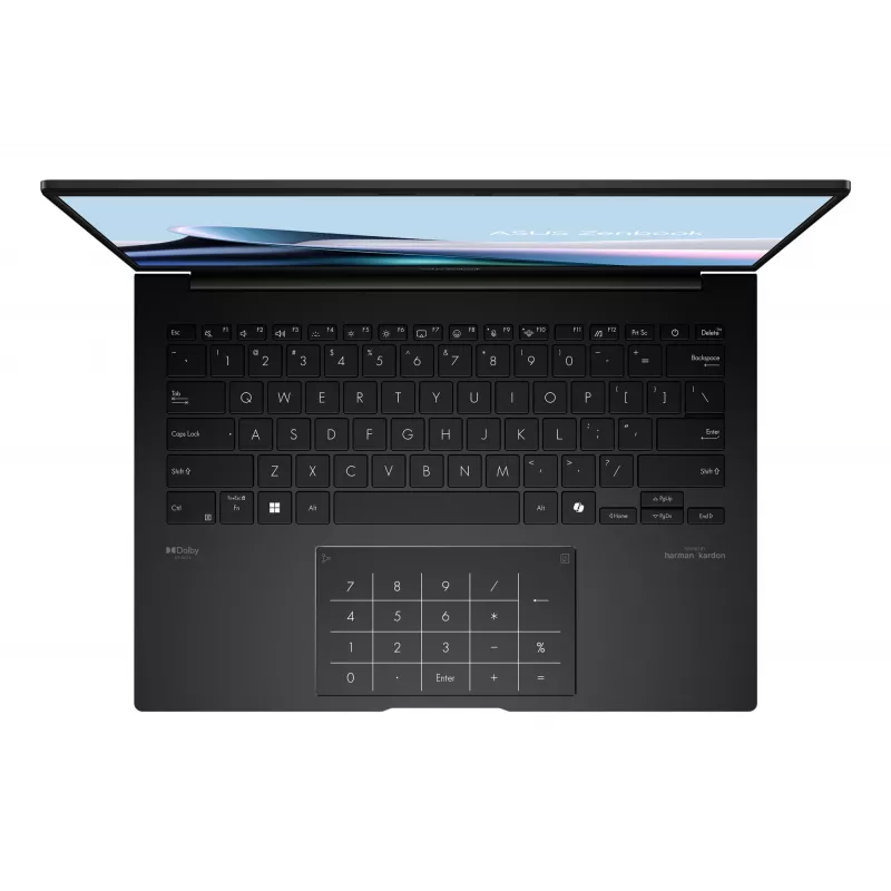 Laptop ASUS ZenBook 14 OLED UM3406KA — 14 cali 3K OLED, AMD Ryzen AI 5 340, 16 GB RAM, 512 GB SSD, Windows 11 Home, Czarny